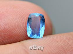 0.50 CRT extremely rare Fluorescent Neon blue Afghanite cut gemstone@Afghan