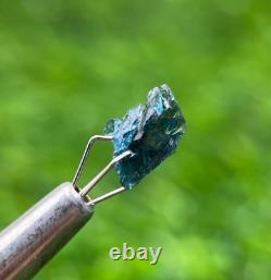 1.55 Ct Extremely Rare Two Color Lazulite Crystals From Laila Pakistan