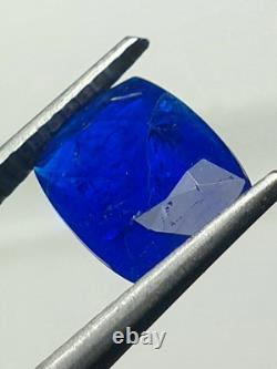 1.59 Carat Natural Extremely Rare Blue Hauynite Facated Gemstone