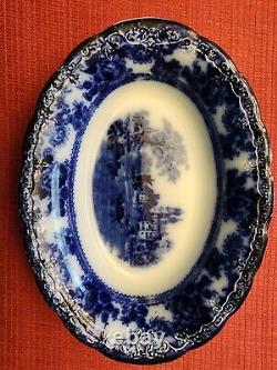 10 Oval Vegatable Bowl Flow Blue (Togo) Discontinued Extremely Rare