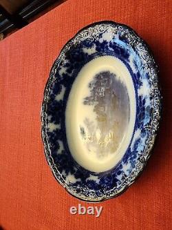 10 Oval Vegatable Bowl Flow Blue (Togo) Discontinued Extremely Rare