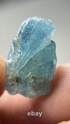 11.05 Cts Extremely Rare Gemmy Water Eaten Etched Blue Grandidierite Floater