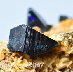 138 Carat Extremely Rare Full Terminated Blue Shaded Anatase Crystals On Matrix