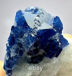 154 Carat Extremely Rare Top Blue Spinel Bunch Crystals, Mica On Matrix @Pak