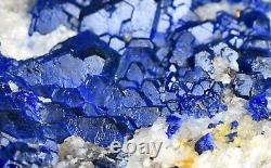 177GM Extremely Rare Natural Blue HAUYNE Crystals On Matrix Specimen Afghanistan