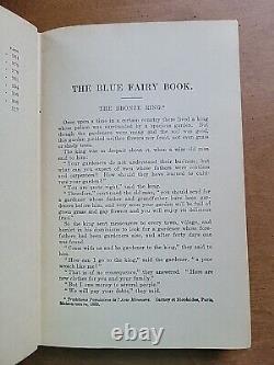 1889 The Blue Fairy Book Andrew Lang Illustrated Extremely Rare Fairy Series