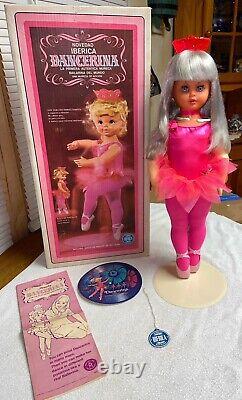 1968 Mattel Dancerina Doll European Version/Works Great! Extremely Rare HTF