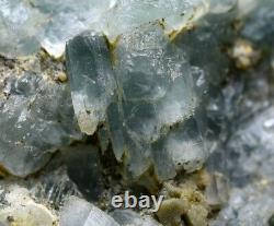 199 GM Extremely Rare Natural Blue PERICLINE Crystal Mineral Specimen Pakistan