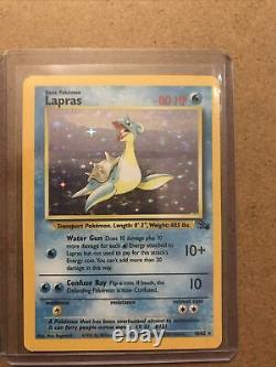 1995-2000 Basic First Edition Holographic Pokemon Card Lapras Extremely RARE