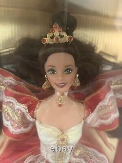 1997 Holiday Barbie Extremely RARE Misprint Blue Eyes On Back Picture