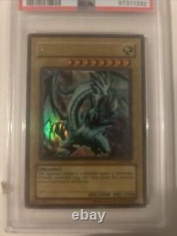 2002 LOB 001 Blue-Eyes White Dragon Ultra Rare Yu-Gi-Oh! Card PSA 10 Gem Mint