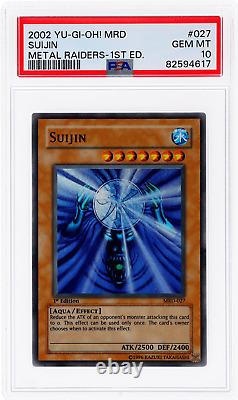 2002 Yu-Gi-Oh! Suijin Metal Raiders 1st Edition #MRD27 PSA 10