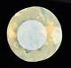 25.85 Ct Natural Yellow Opal Blue Fire Extremely Rare Round Certified Gemstone