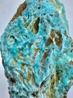 2662 Gram Extremely Rare Top Blue Color Ball Shape Aragonite Specimen @AFG