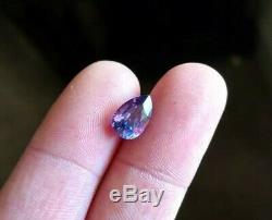 3.55 Natural 100% untreated spinel extremely rare blue violet 6.90x10.35mm