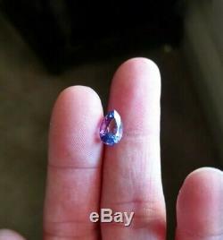 3.55 Natural 100% untreated spinel extremely rare blue violet 6.90x10.35mm