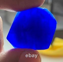 31.70 Carat Natural Royal Ink Blue Hayune Extremely Rare Gem From Afghanistan