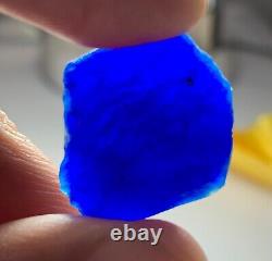 31.70 Carat Natural Royal Ink Blue Hayune Extremely Rare Gem From Afghanistan