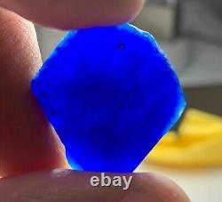 31.70 Carat Natural Royal Ink Blue Hayune Extremely Rare Gem From Afghanistan