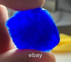 31.70 Carat Natural Royal Ink Blue Hayune Extremely Rare Gem From Afghanistan