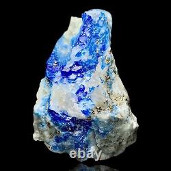 383 Gram Extremely Rare Top Blue Hauyne Crystals, Gonnardite, Pyrites, Calcite