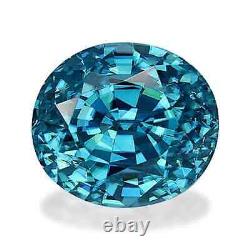 4.62 CT Extremely Rare 100% Natural Cambolite Blue Zircon