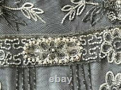 4 Extremely RARE Anthropologie Vintage Lace Beaded Embroidery Art Deco Skirt