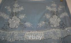 4 Extremely RARE Anthropologie Vintage Lace Beaded Embroidery Art Deco Skirt