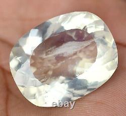 42.40 Ct Natural Yellow Opal Blue Fire Extremely Rare Cushion Certified Gemstone