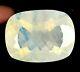 48.60Ct Natural Yellow Opal Blue Fire Extremely Rare Cushion Certified Gemstone