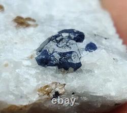 496 Ct Extreme Ultra Rare Top Blue Spinel Crystals Mica On Matrix From Pakistan