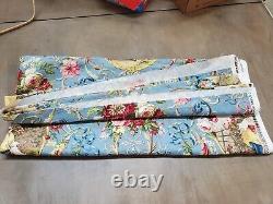 5.22 Yds Richloom Fragonard Blue French Country Toile Fabric Extremely Rare Htf