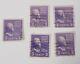 5 Rare Thomas Jefferson Stamps 1808 Extremely Rare