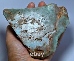 512 Gm Extremely Rare Natural Blue Azurite Combine Aragonite Crystals Specimen