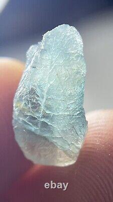 6.40Cts Extremely Rare Transparent Attractive Blue Grandidierite Etched Crystal