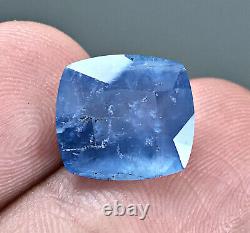 6.60 CT Extremely Rare Blue Alkali Beryl Top Cut Gemstone Afghanistan Badakhshan