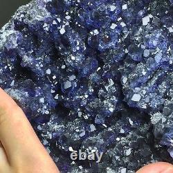 6430g Museum Quality-Extremely Rare Natural Trapezoidal Blue Fluorite on Matrix