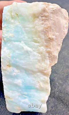 831-Grams Extremely Rare Quality Sky Color Caribbean Calcite freeform Crystal