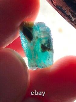 8Carat Mindblowing Rough Extremely Rare Blue Grandiderite Facet Grade Quality Ma