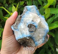 915gr Extreme Rare Dumortierite Rough Blue Mineral Specimen