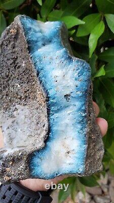 915gr Extreme Rare Dumortierite Rough Blue Mineral Specimen