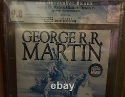 A Game Of Thrones #1 Cgc 9.8 Blue Sketch Retailer Variant Extremely Rare
