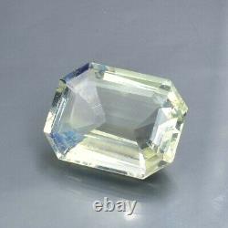 AAA 61.25 Ct Natural Yellow Opal Blue Fire Extremely Rare GIT Certified Gemstone
