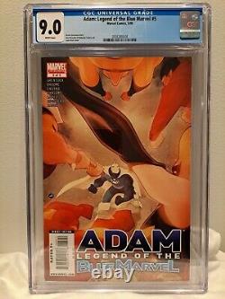 Adam Legend of the Blue Marvel #5 CGC 9.0 2009 Extremely Low Print Run Rare