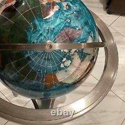 Alexander Kalifano Blue Mother of Pearl Floor 34 Globe Extremely Rare