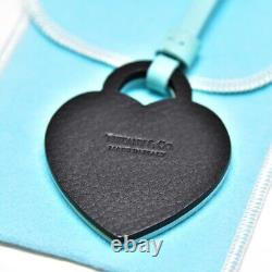 Almost unused, extremely beautiful, rare, authenticated Tiffany bag charm heart