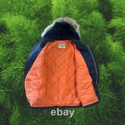 Artic PARKA EXTREME COLD WEATHER Flight Type N34B Real Furred Hood Rare Vintage