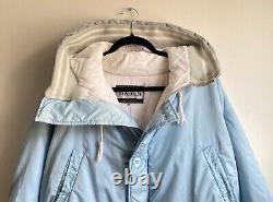 Authentic Extremely Rare BONEVILLE Blue/Silver Winter Jacket Size 52