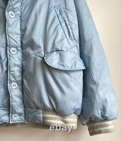 Authentic Extremely Rare BONEVILLE Blue/Silver Winter Jacket Size 52