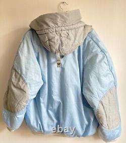 Authentic Extremely Rare BONEVILLE Blue/Silver Winter Jacket Size 52